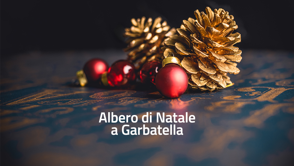 Albero di Natale a Garbatella